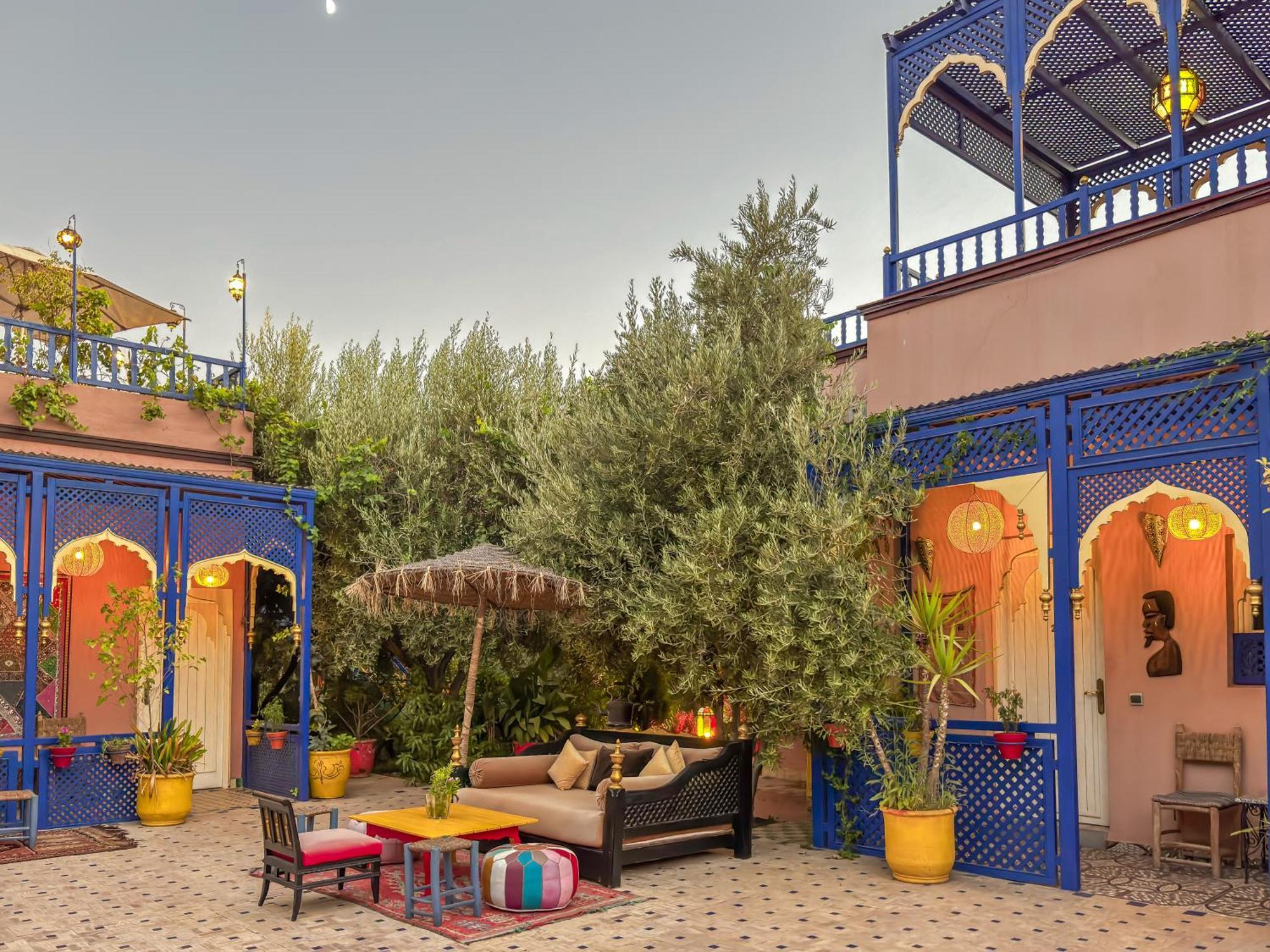 Le Bleu House Villa Marrakesh Exterior photo