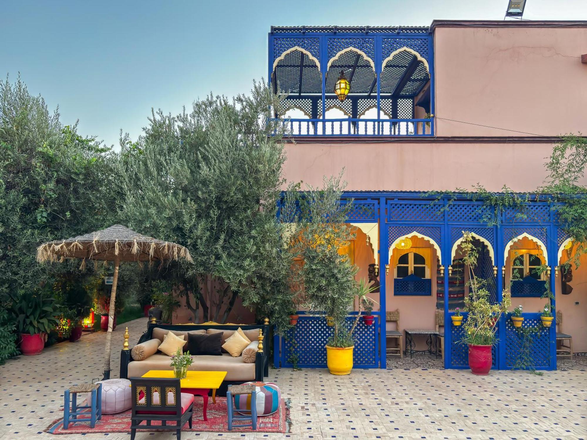 Le Bleu House Villa Marrakesh Exterior photo