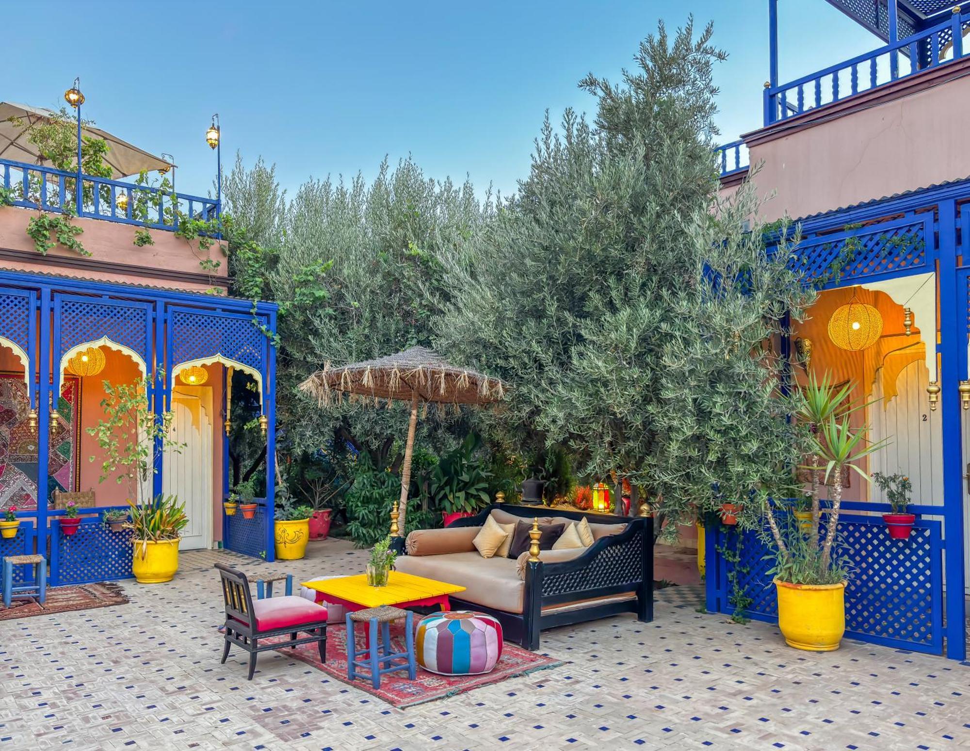Le Bleu House Villa Marrakesh Exterior photo