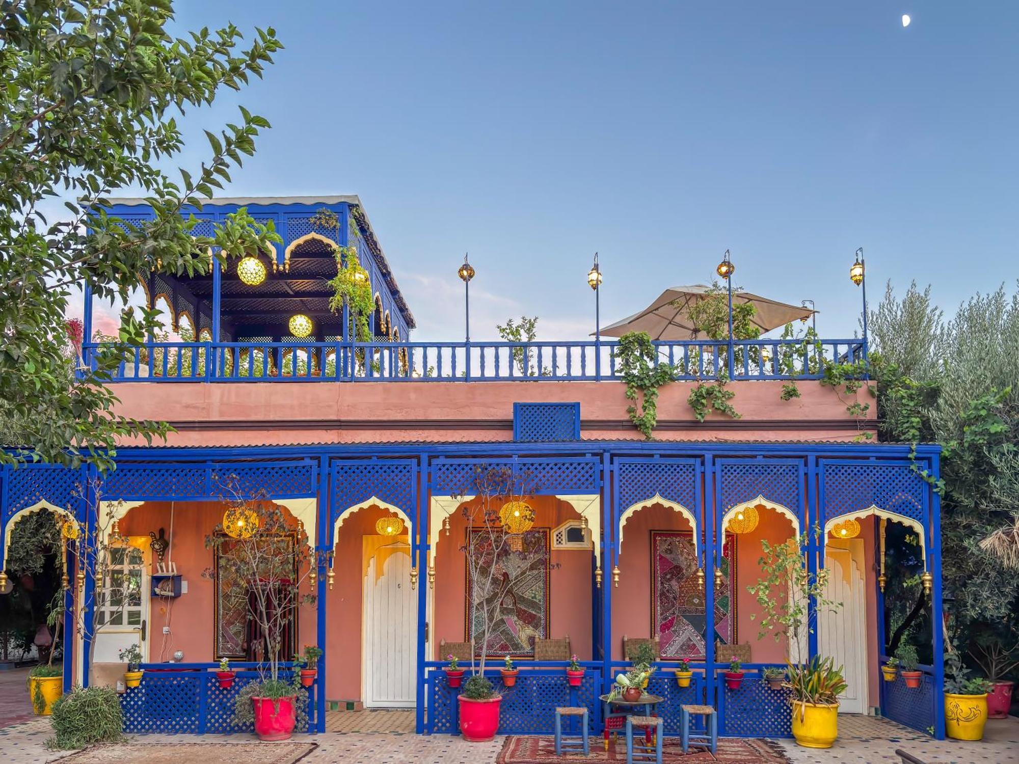 Le Bleu House Villa Marrakesh Exterior photo