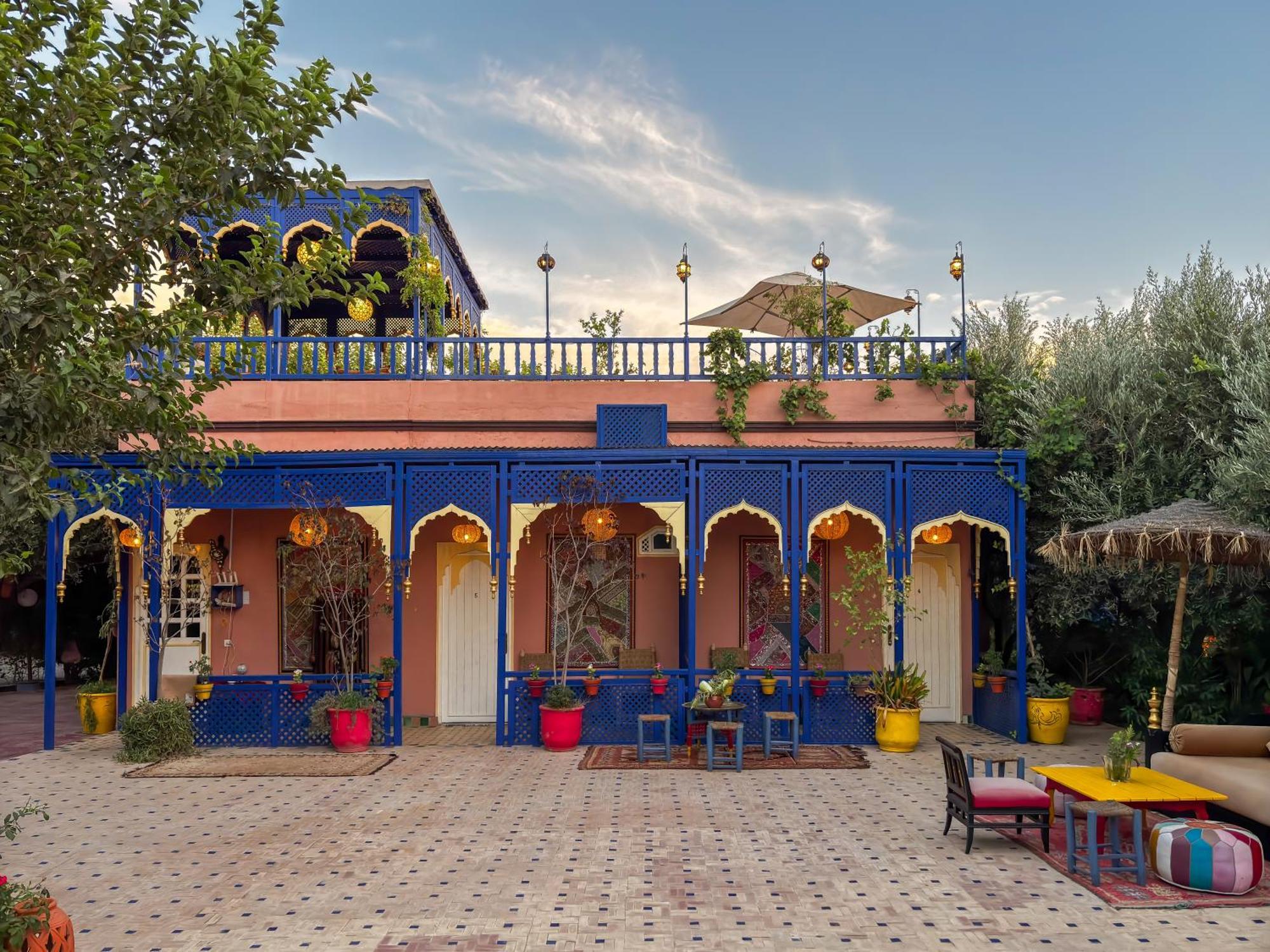 Le Bleu House Villa Marrakesh Exterior photo