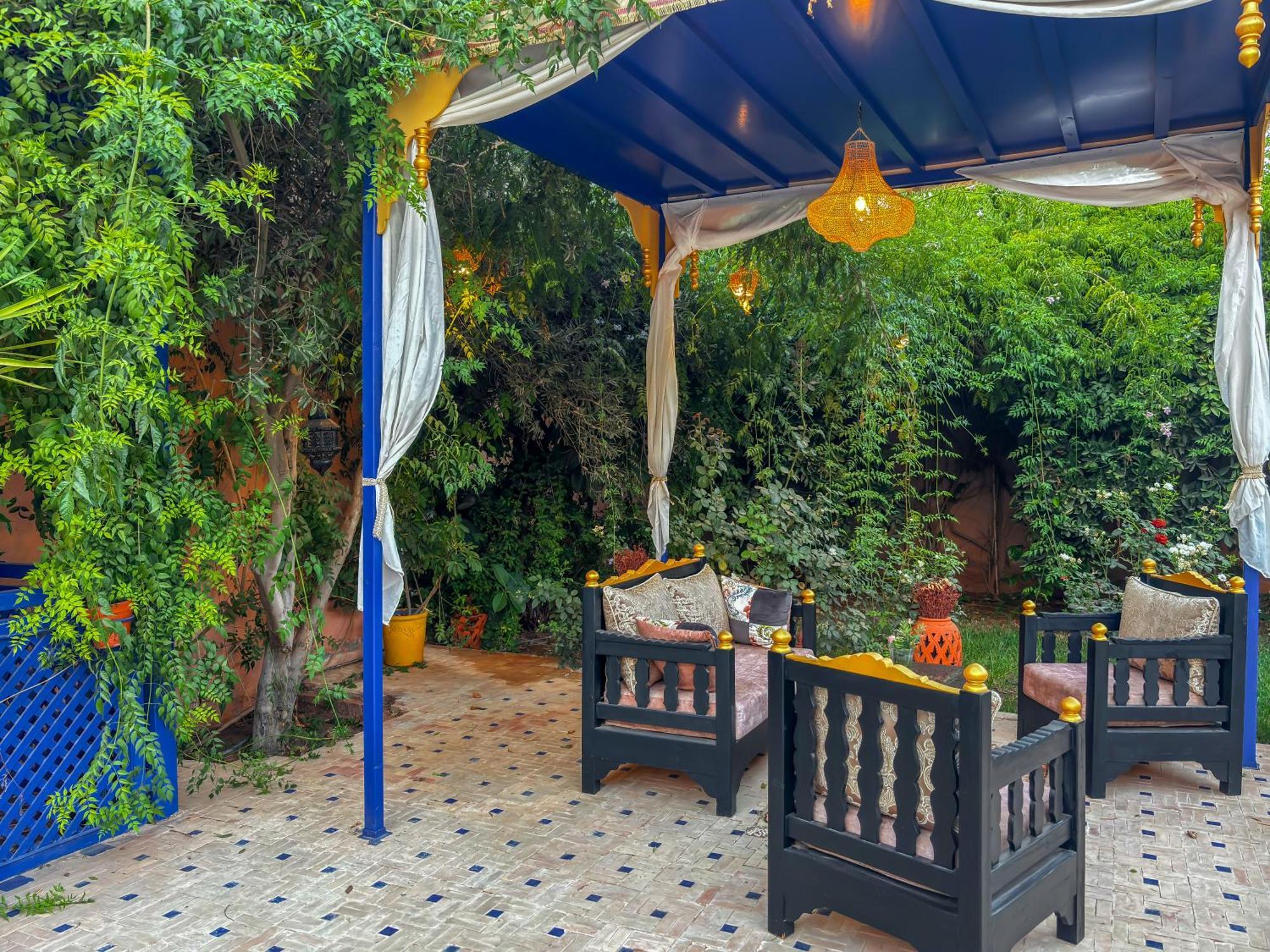 Le Bleu House Villa Marrakesh Exterior photo