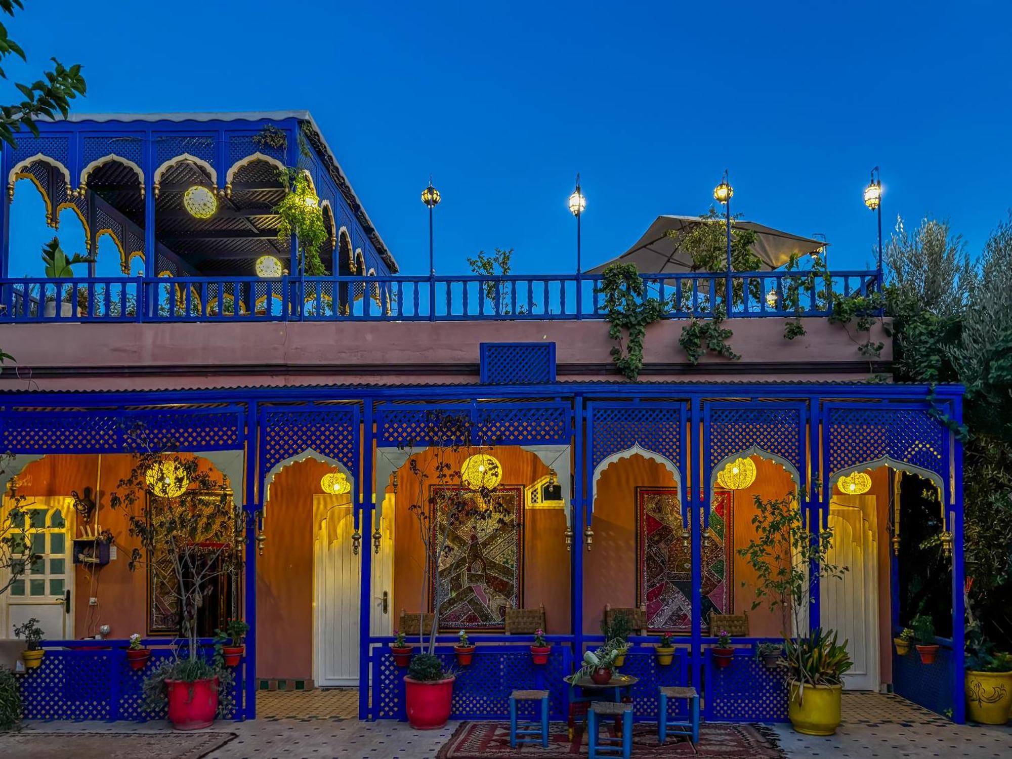 Le Bleu House Villa Marrakesh Exterior photo