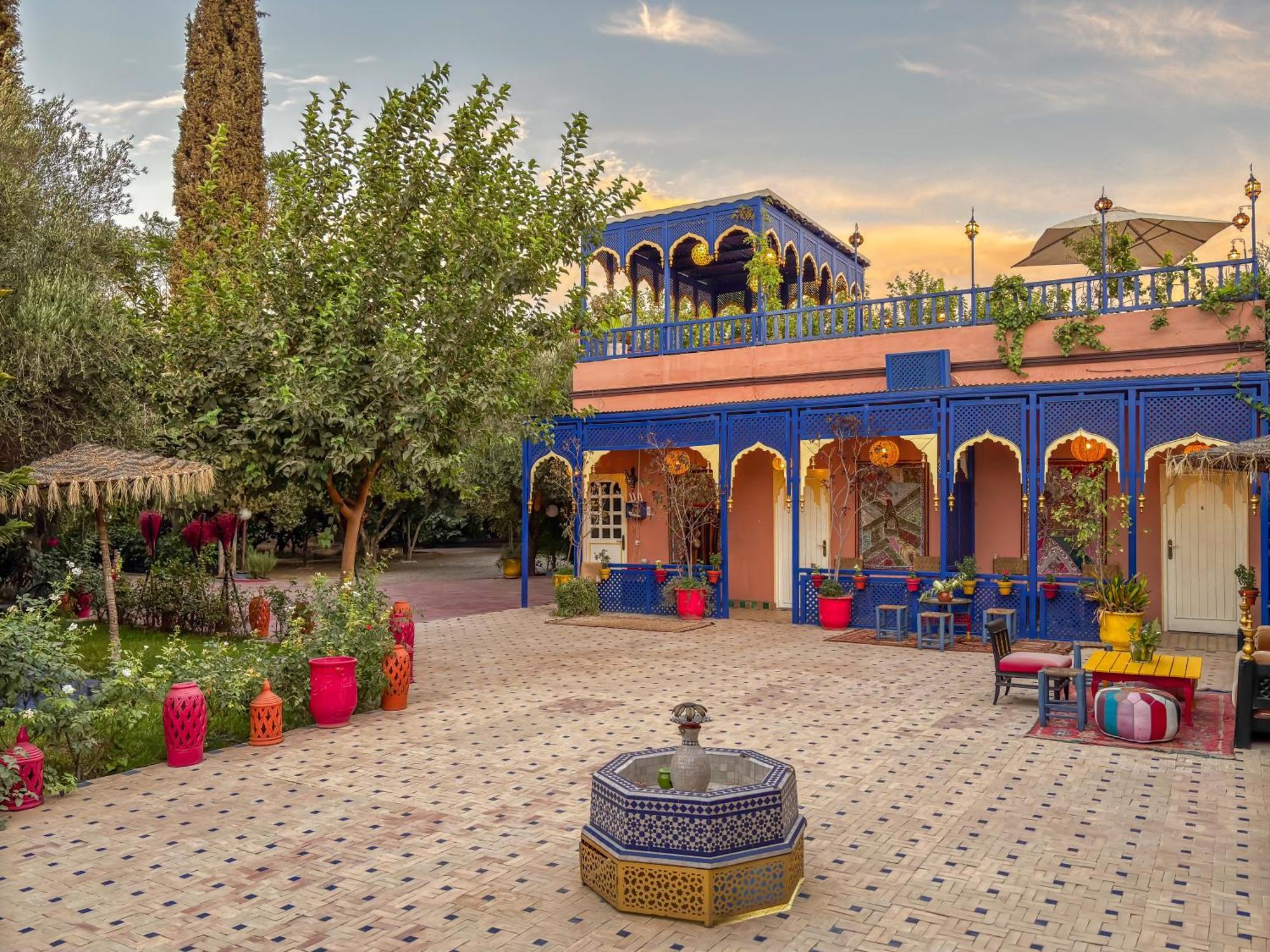 Le Bleu House Villa Marrakesh Exterior photo
