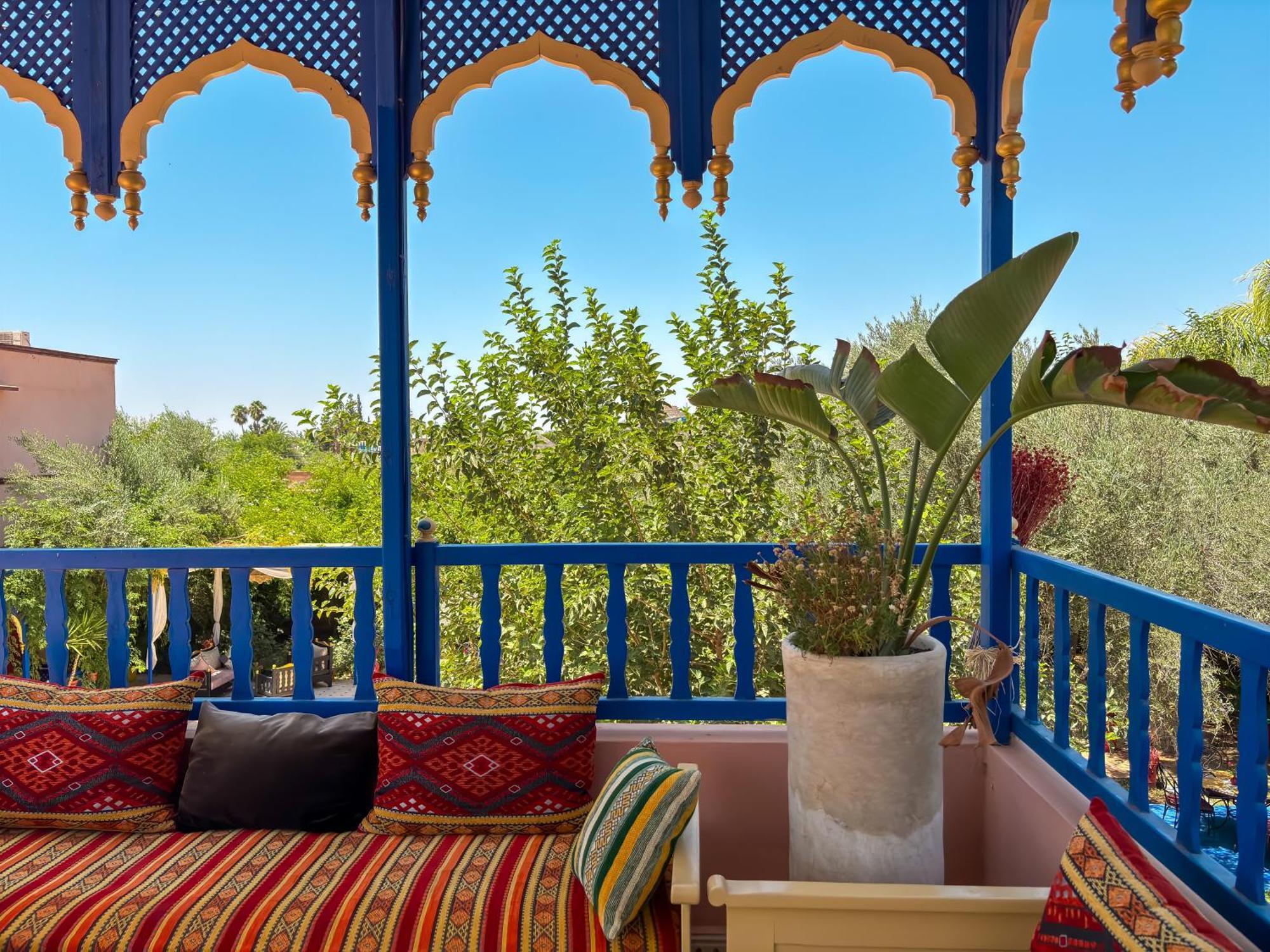 Le Bleu House Villa Marrakesh Exterior photo