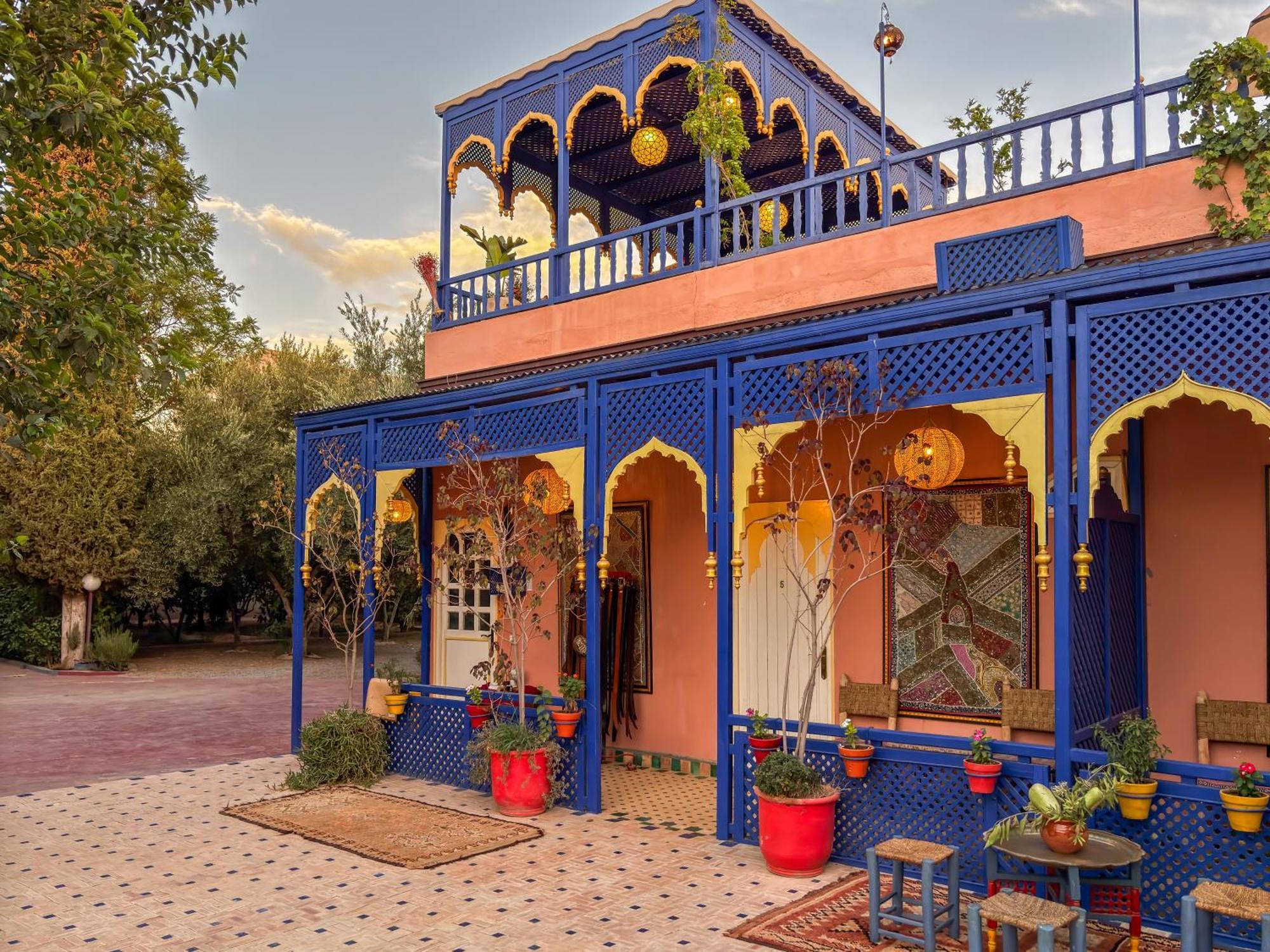 Le Bleu House Villa Marrakesh Exterior photo