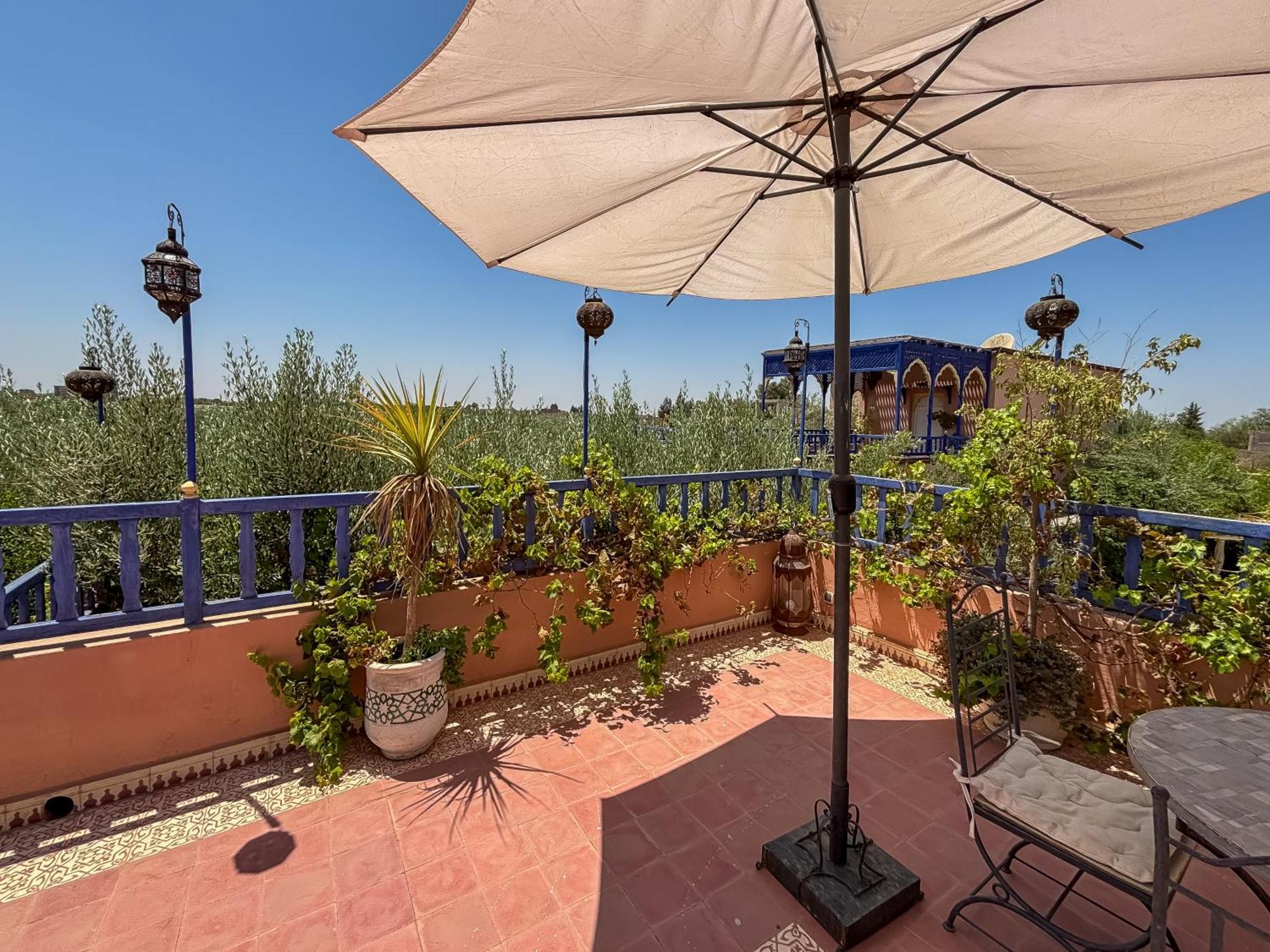 Le Bleu House Villa Marrakesh Exterior photo