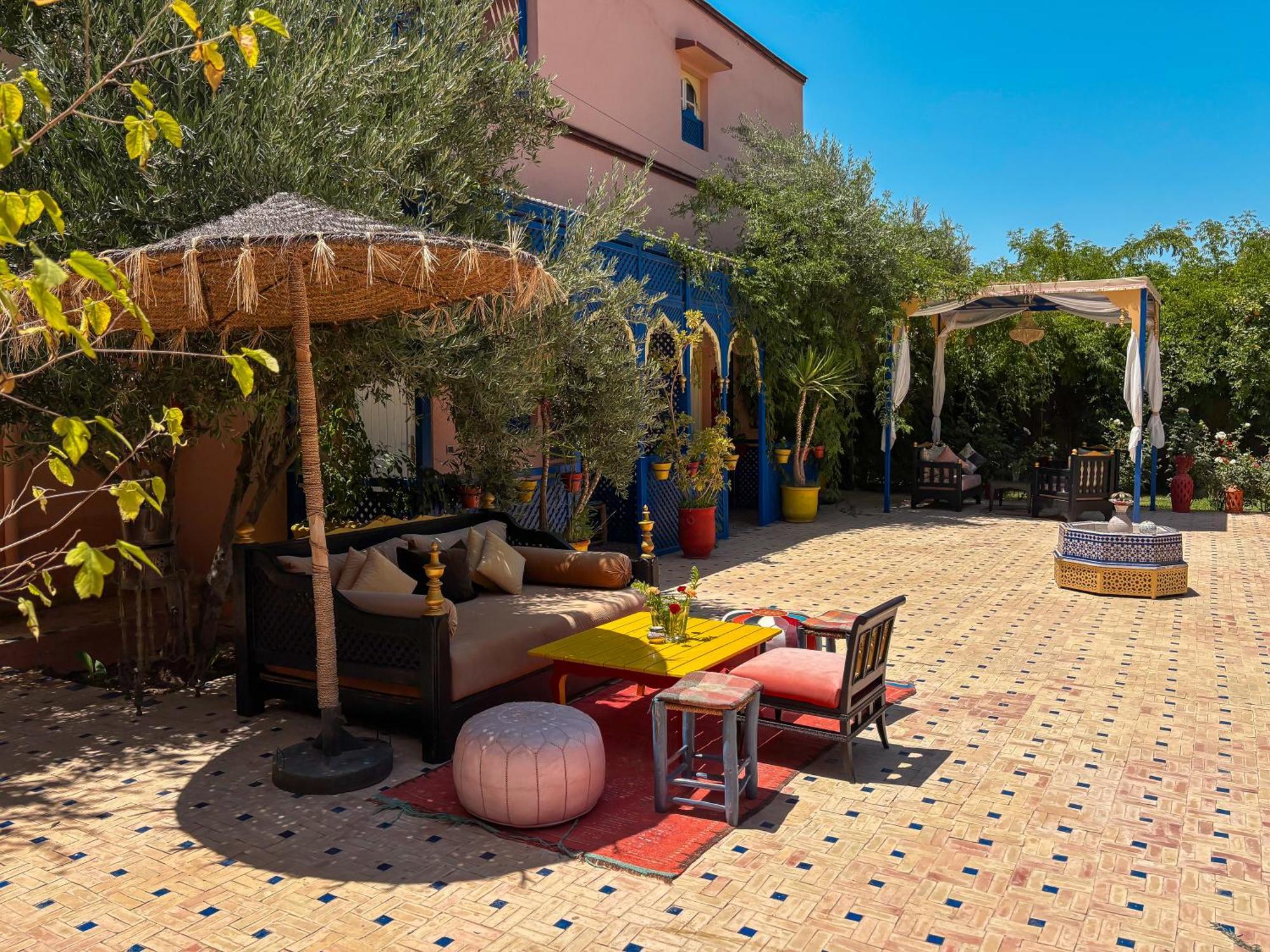 Le Bleu House Villa Marrakesh Exterior photo