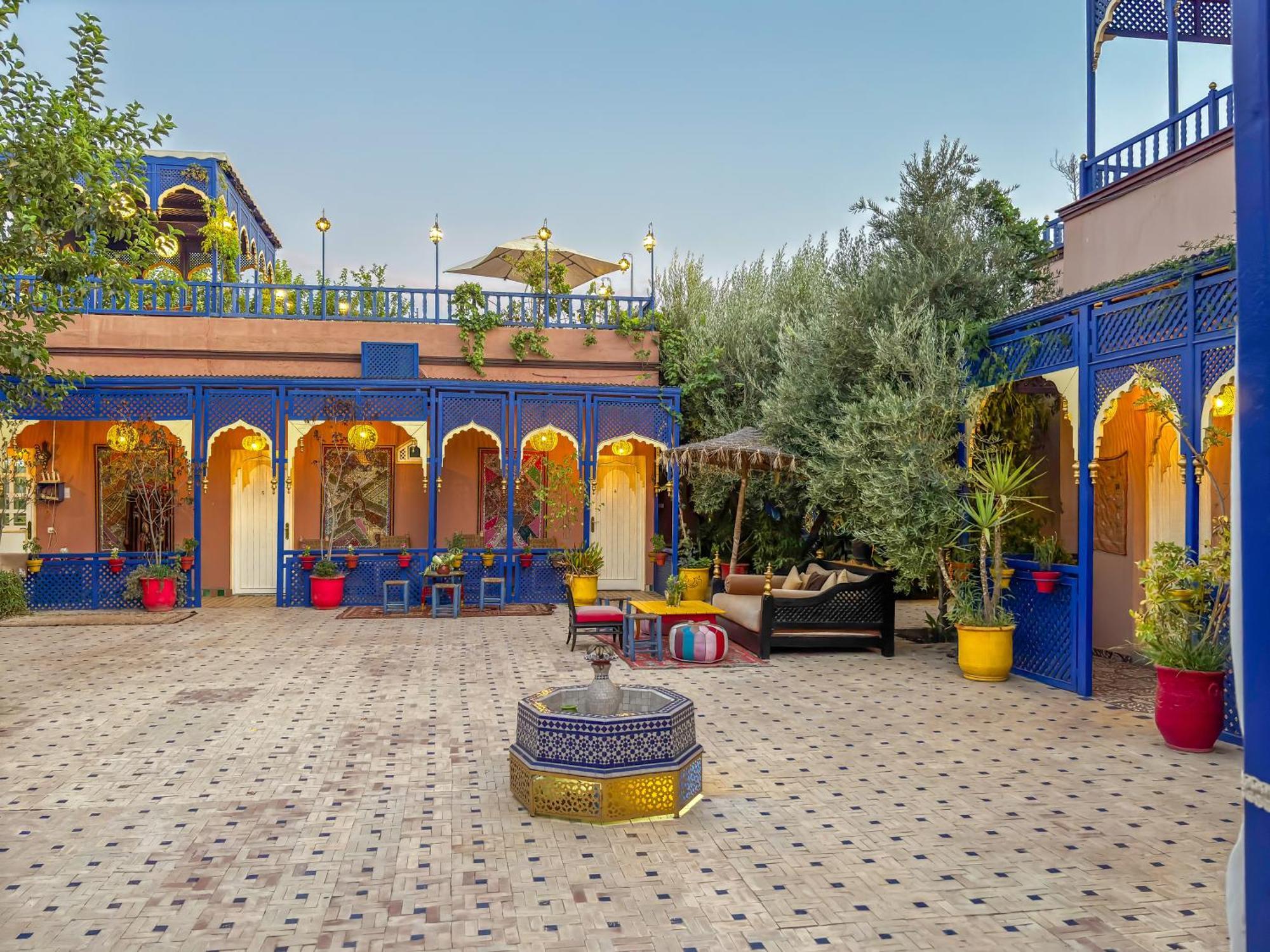 Le Bleu House Villa Marrakesh Exterior photo