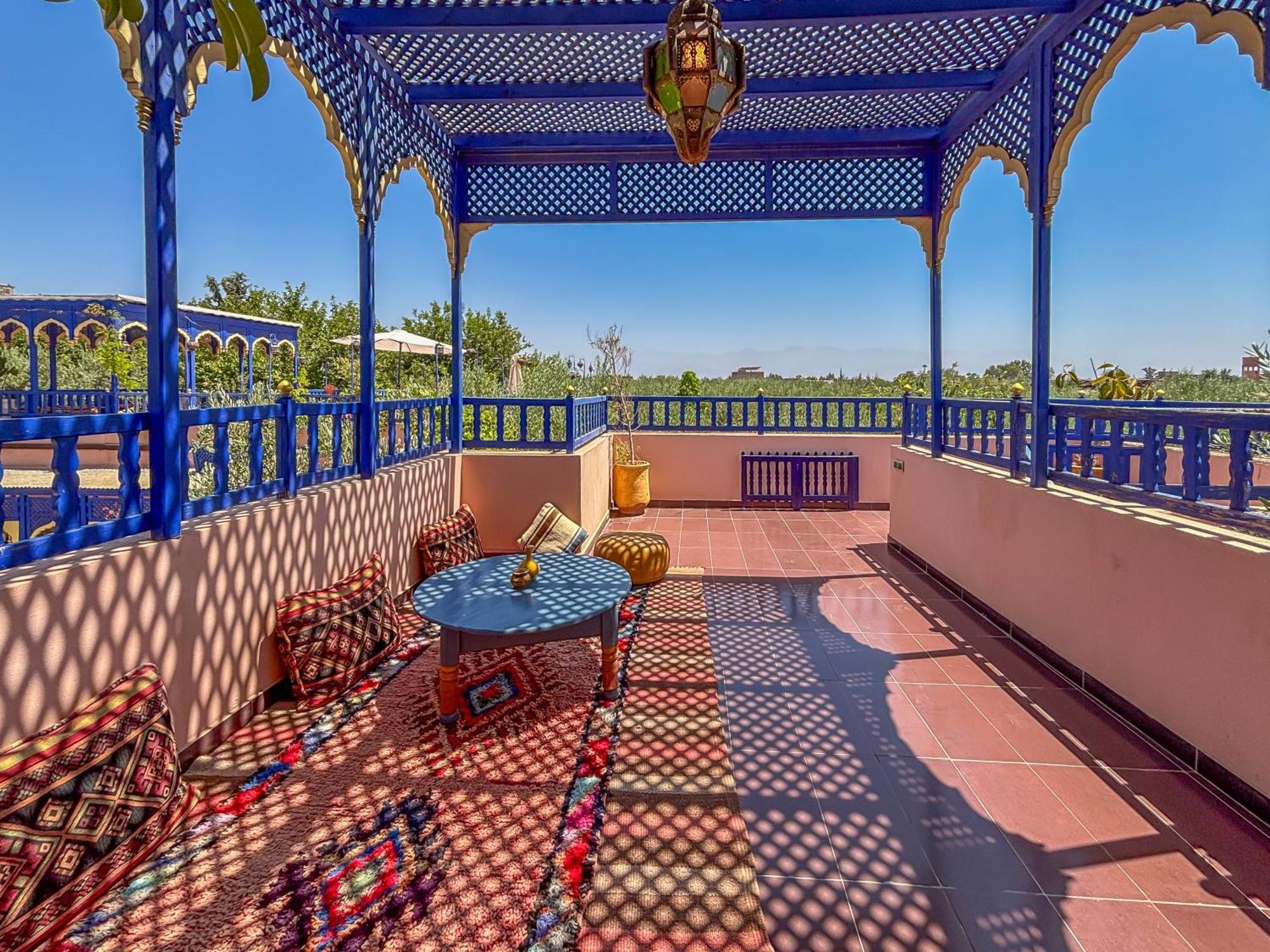 Le Bleu House Villa Marrakesh Exterior photo
