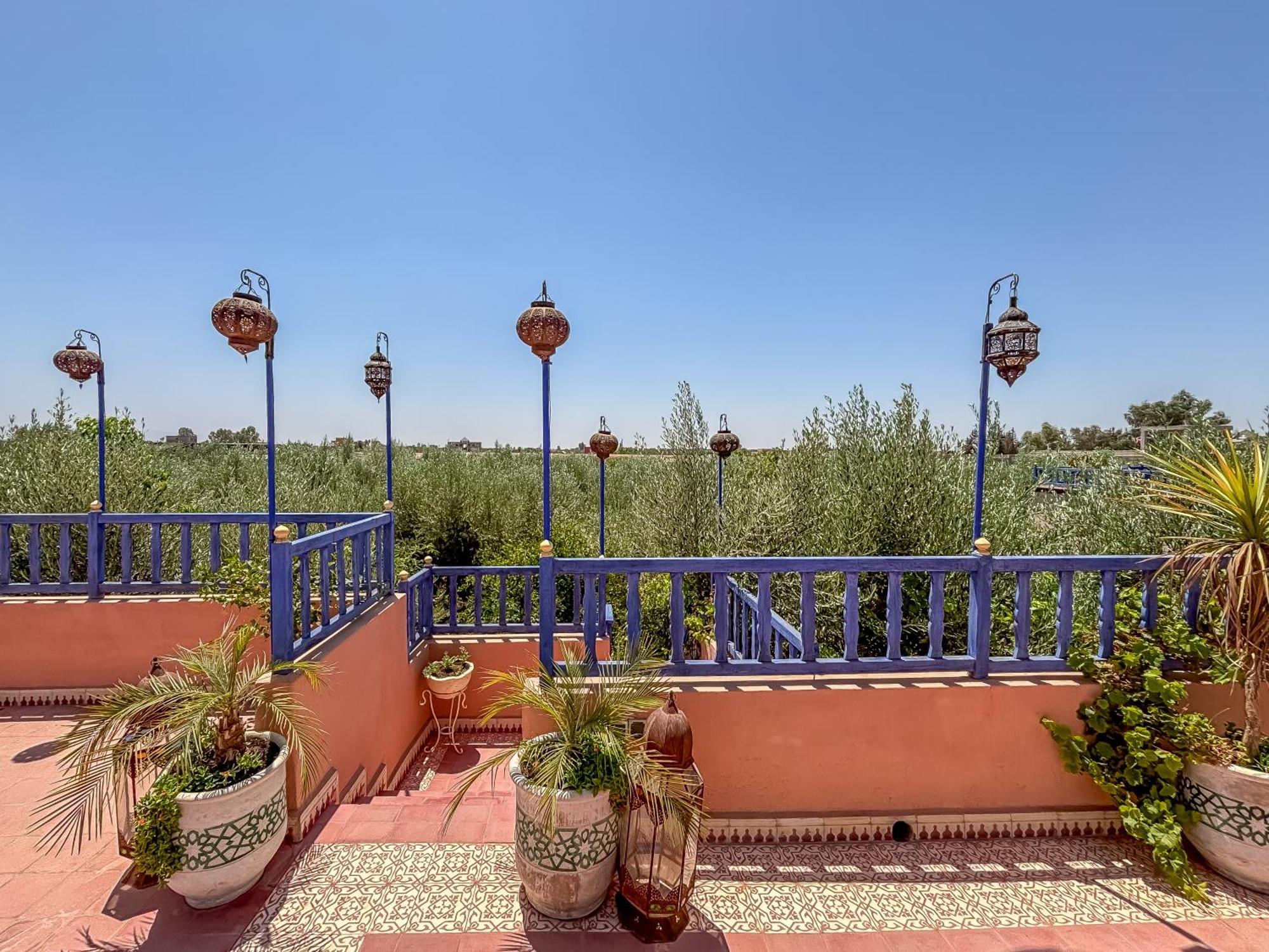 Le Bleu House Villa Marrakesh Exterior photo