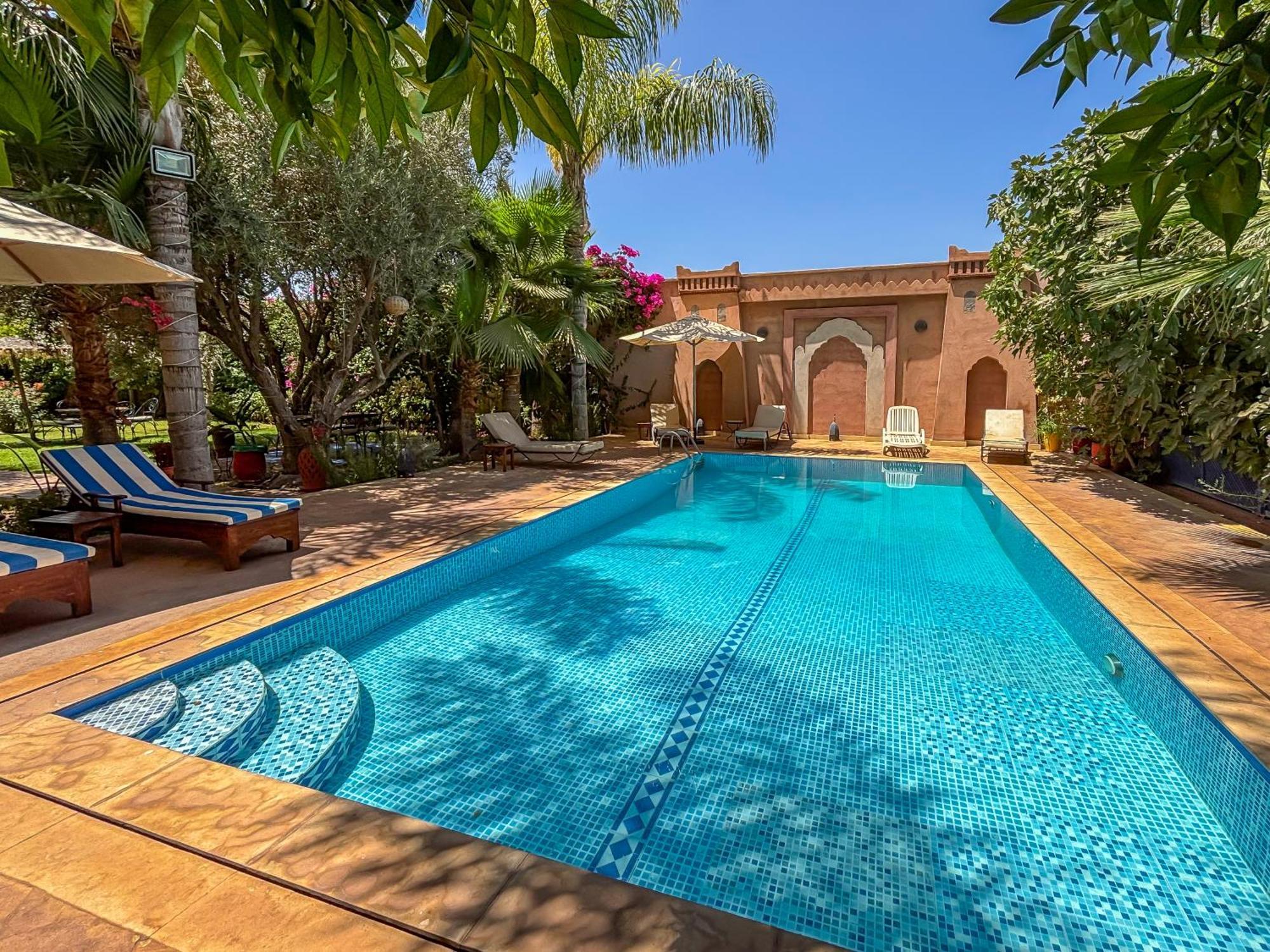 Le Bleu House Villa Marrakesh Exterior photo