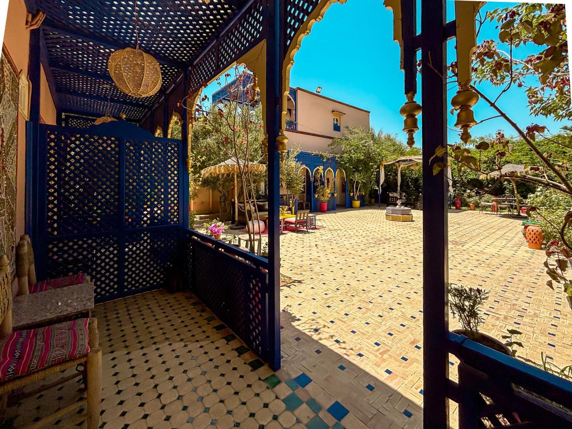 Le Bleu House Villa Marrakesh Exterior photo