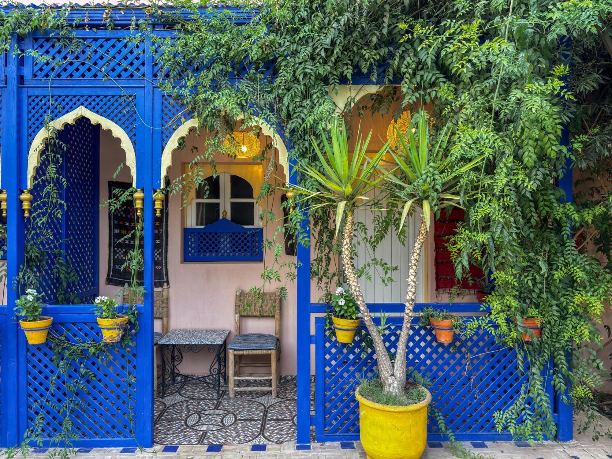 Le Bleu House Villa Marrakesh Exterior photo