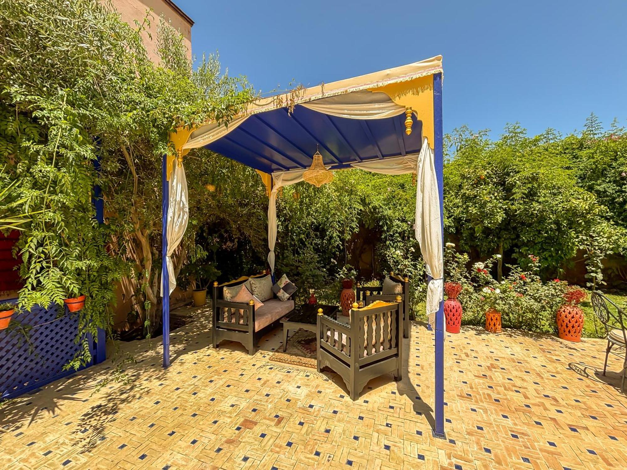 Le Bleu House Villa Marrakesh Exterior photo