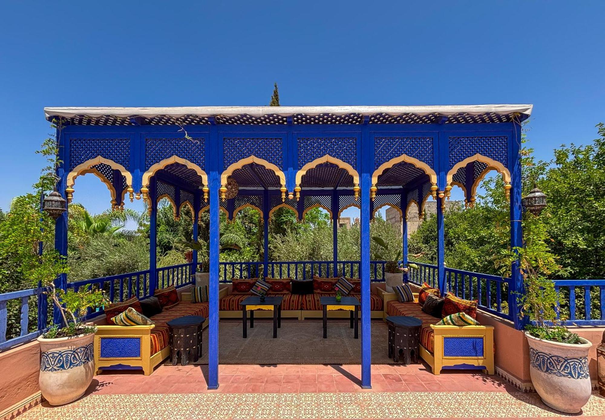 Le Bleu House Villa Marrakesh Exterior photo